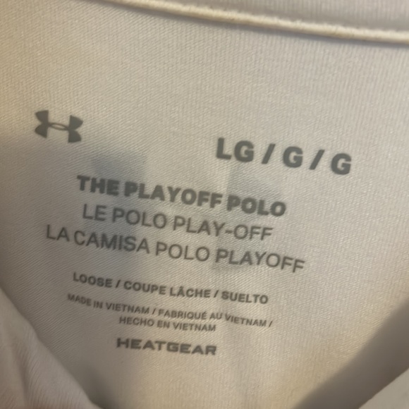 Under Armour Playoff Polo Sz Large - Picture 3 of 3
